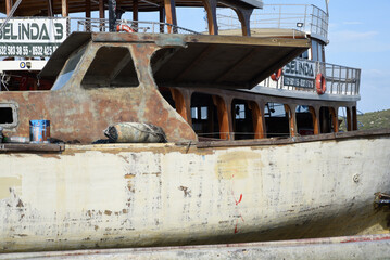 altes Fischerboot wird restauriert