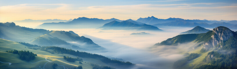 panorama of mountains