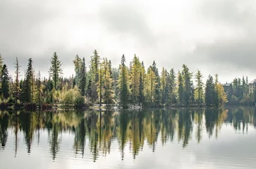 Photo sur Plexiglas Forêt dans le brouillard Mountain Lake 11
