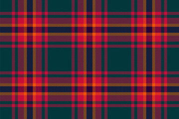 Fabric pattern seamless of check vector plaid with a background textile tartan texture.