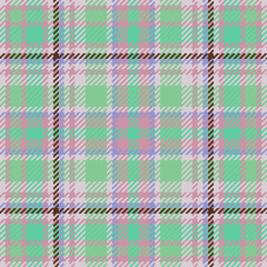 Background seamless vector of textile pattern texture with a tartan check plaid fabric.