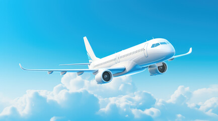 Fototapeta premium airplane in the sky