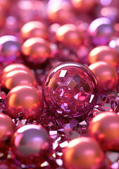 Glitter Christmas balls