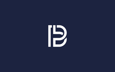 pb or bp logo icon design Vector design template inspiration - obrazy, fototapety, plakaty