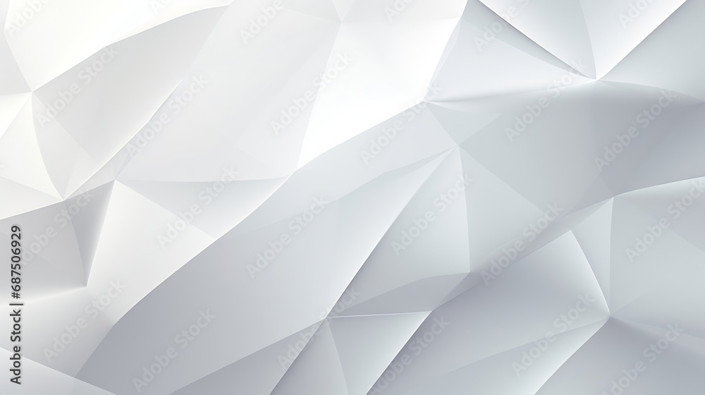 Poster Abstract white and grey background. Subtle abstract background, blurred patterns. Light pale vector background. Abstract pale geometric pattern. : Generative AI