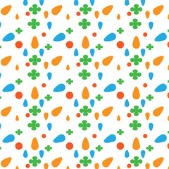 Seamless Geometric and floral Patterns