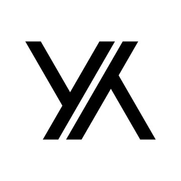 letter yy icon logo design
