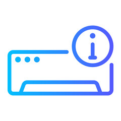 information gradient icon