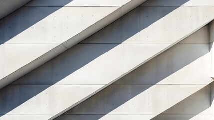 Geometric architecture detail modern concrete structure building abstract concrete architecture background building concrete balcony construction middle east Minimal architecture moder : Generative AI