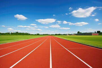 Outdoor Running Track for Endurance and Speed Training