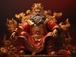 A Blessing From Caishen, God of Wealth: Chinese New Year's Worship for Prosperity and Wealth