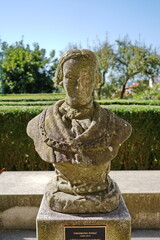 Bust of Concepci&oacute;n Arenal in the city of Santiago de Compostela Santiado de Compostela, Galicia, Spain 10092023