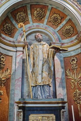 Image of Saint John Chrysostom inside the church of 'San Fructuoso', in the city of Santiago de Compostela Santiado de Compostela, Galicia, Spain 10092023