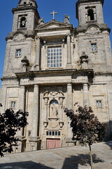 Church of San Francisco, in the old town of Santiago de Compostela Santiago de Compostela, Galicia, Spain 10092023
