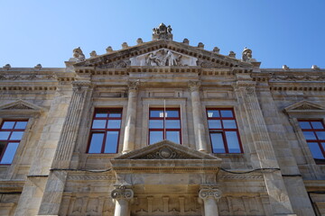 Faculty of Medicine and Dentistry of the University of Santiago de Compostela (USC), on 'R&uacute;a Entrerr&iacute;os' street Santiago de Compostela, Galicia, Spain 10092023