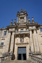 Monastery of 'San Martiño Pinario' in Praza da Inmaculada, in the old town of Santiago de Compostela Santiago de Compostela, Galicia, Spain 10092023