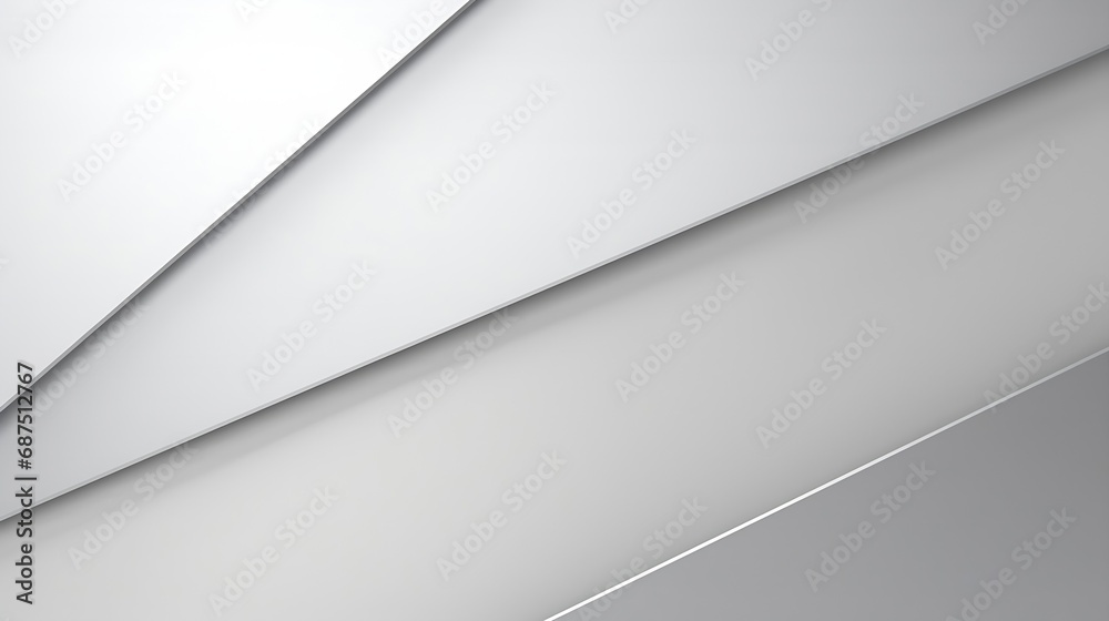 Poster abstract white and silver are light pattern gray with the gradient is the with floor wall metal texture soft tech diagonal background black dark clean modern : Generative AI