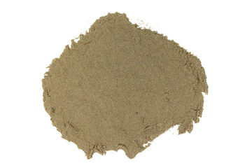 beach sand on white background