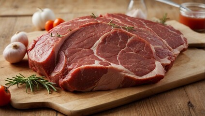 Fototapeta premium raw beef steak