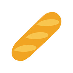 baguette symbol vector bread food emoji