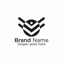 Logo branding for company website or creative minimal logo design