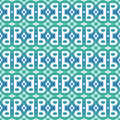 Vector bright geometric circle and arrow pattern. Retro pointillism vector background. old school design. abstract geometric shape with combination blue and green gradient.