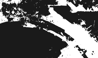 Grunge black texture. Vector background...