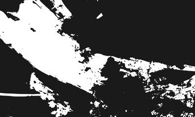 Naklejka premium Grunge black texture. Vector background...