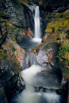 Waterfall  Hochfall bayerischer Wald