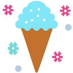 ice cream icon set