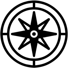 compass rose illustration