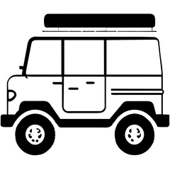 truck isolated on white