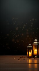 Fototapeta na wymiar Ramadan Kareem Eid Mubarak old fashioned Moroccan lamp background.