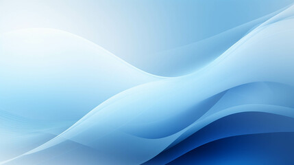 Fototapeta premium The background image is light blue with beautiful curves that are pleasing to the eye.