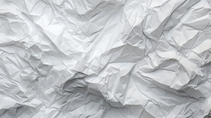 Obraz premium White paper with crumpled effect