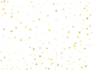 Birthday Golden Triangle Confetti