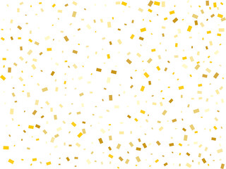 Modern Gold Rectangular Confetti