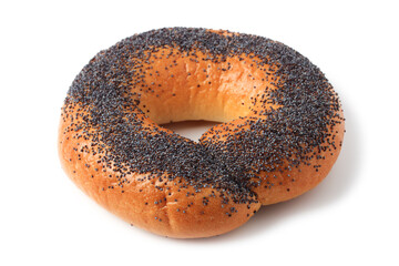 Bagel with poppy seeds