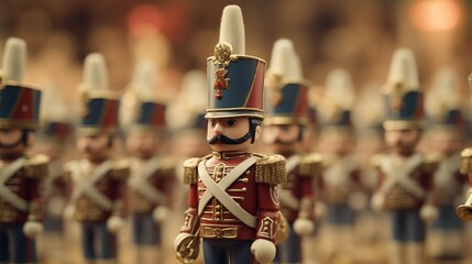 Marching Melodies: Vintage Toy Soldier's Beat