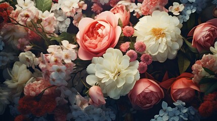 Floral Flourish: Vintage Charm in Full Bloom