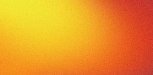 Foto op Canvas Yellow orange grainy gradient background noise texture smooth color gradient texture, copy space © AdGraphics