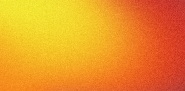 Yellow orange grainy gradient background noise texture smooth color gradient texture, copy space