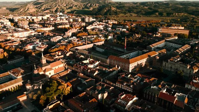 aereal view of the city