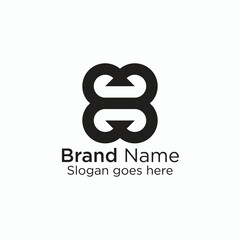 Logo branding for company website or creative minimal letter S logo design