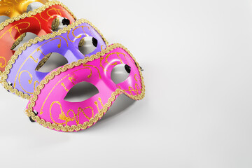 Carnival masks, a vintage accessories for opera or theater