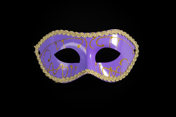 Carnival mask, an elegant and artistic masquerade piece suitable for a vintage event