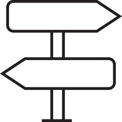 Fototapeta premium Street Signpost Icon 
