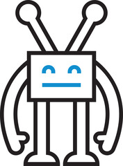 Humanoid Robot Icon