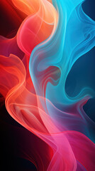 Swirl smooth colorful smoke abstract background