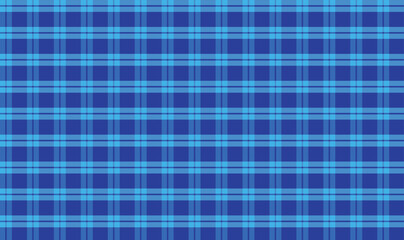 Plaid seamless pattern blue line fabric texture background, Scottish cage, Vector Background, Illustration.